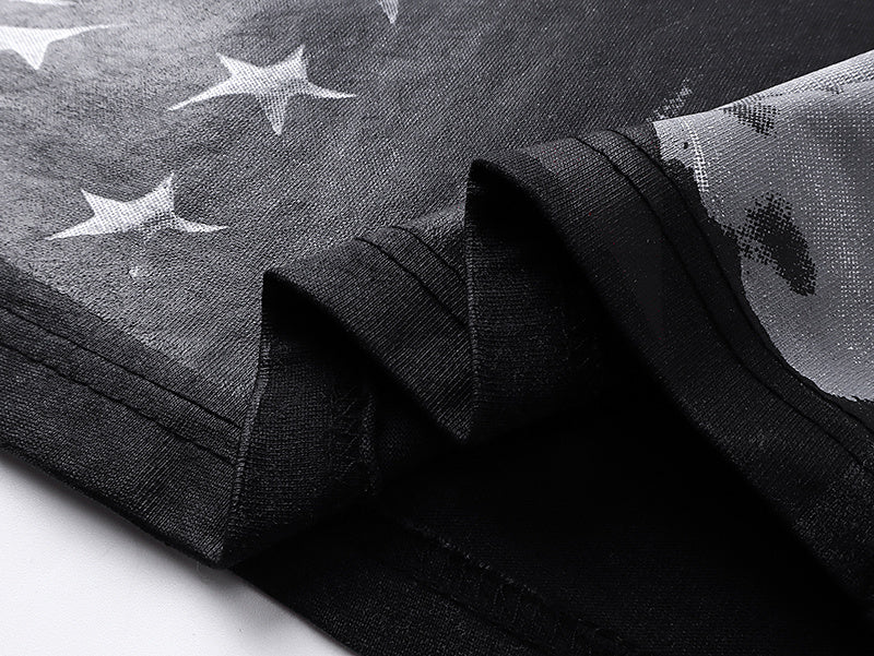 GODSPEED Men's Black L.O.T.F Crew Neck T-Shirt