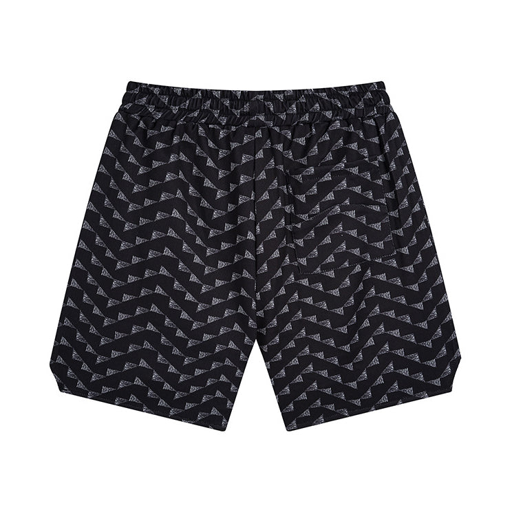 Rhude Letter Embroidered Hip Hop Casual Split Shorts