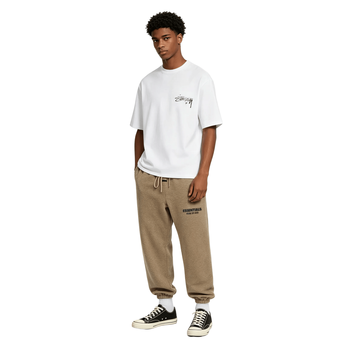 Fear of God Essentials Fleece Sweatpant Heather Grey