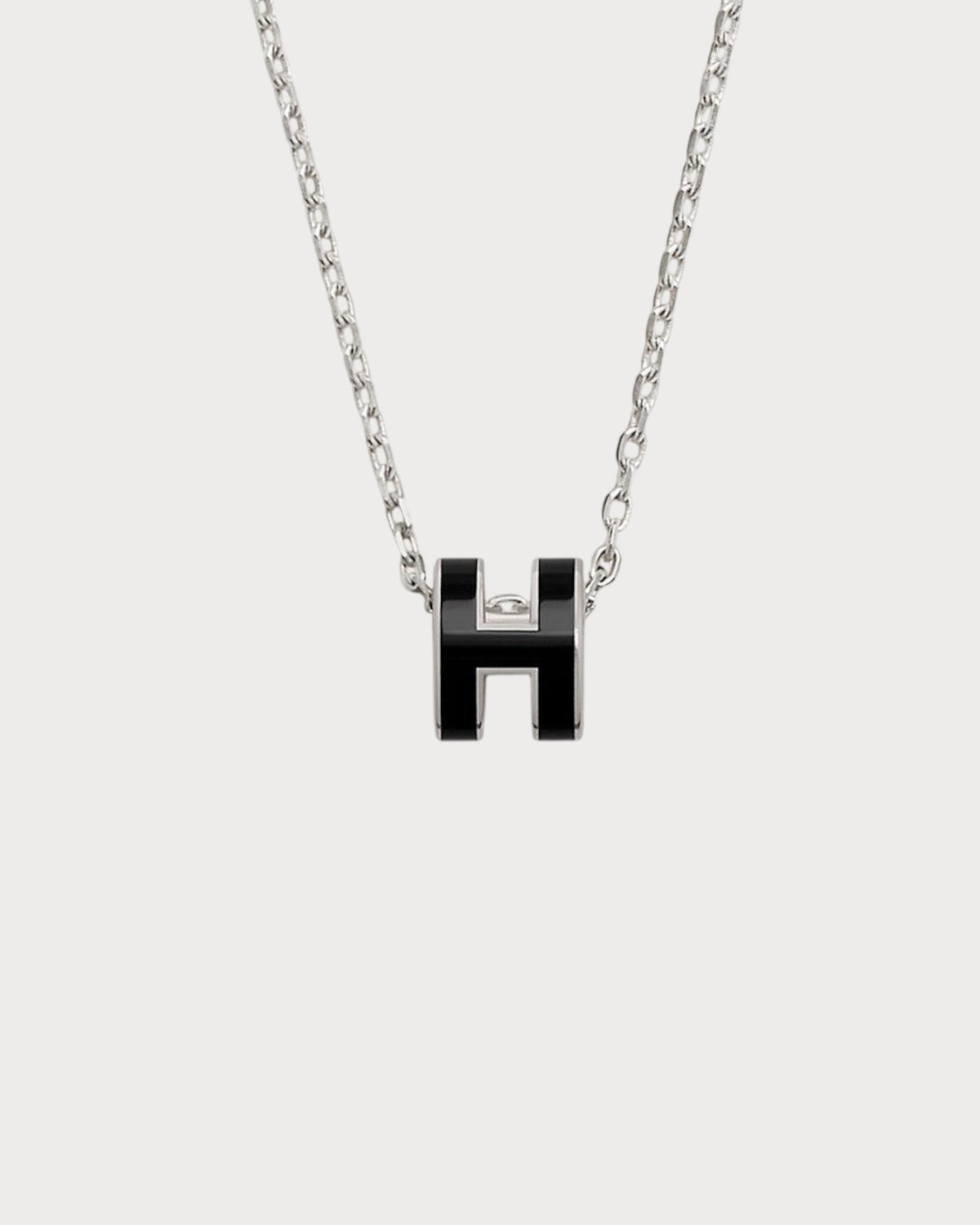 HERMES Silver Pop H Pendant(Mini/Many)