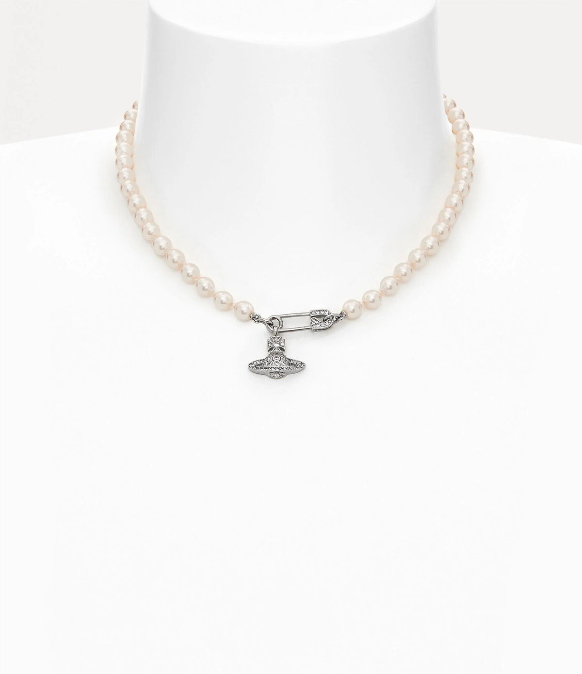 VIVIENNE WESTWOOD Lucrece Pearl Necklace Brass(2 Colors)